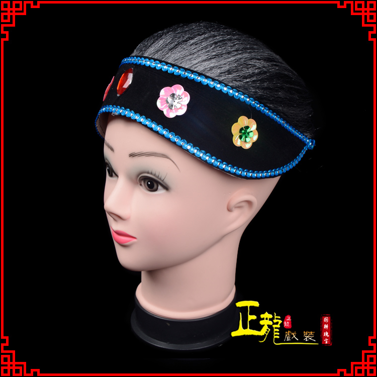 头屯河老旦媒婆穷老太婆假发套 老旦头套