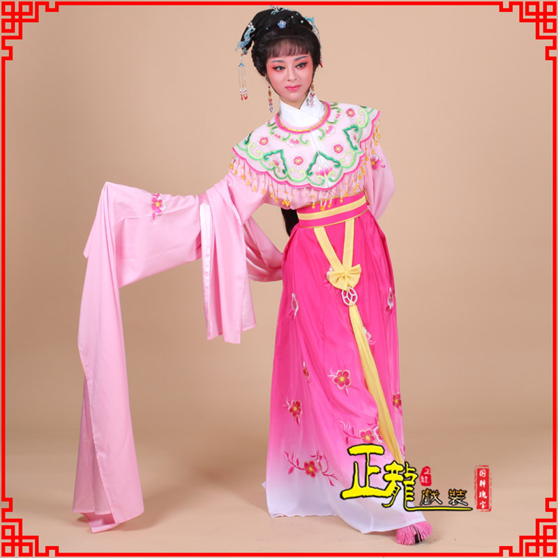 头屯河水袖青衣练功花旦服 梅花古装衣