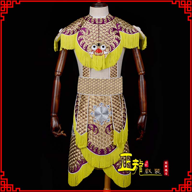 头屯河武将士兵云肩鱼鳞侉子